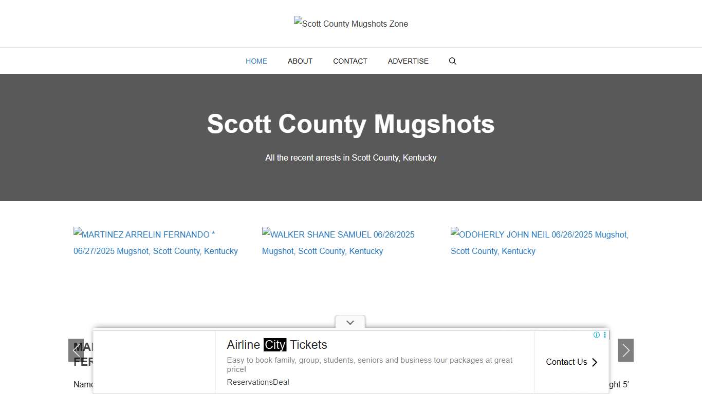 Scott County Mugshots Zone